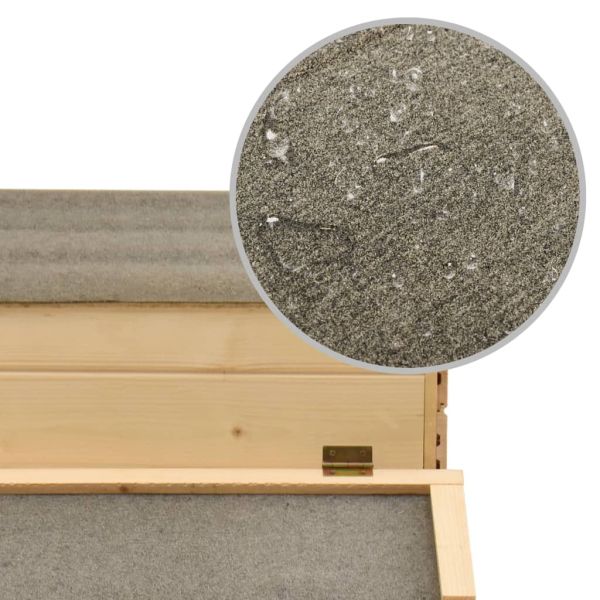 Къща за пилета, чам масив, 178x67x92 см