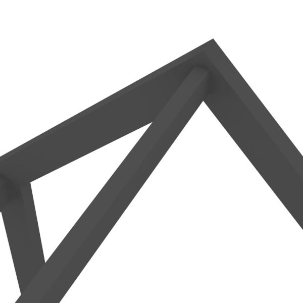 Рамка за детско легло с чекмедже тъмносива бор масив 70х140 см