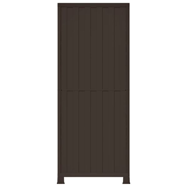 Пластмасов шкаф, 68x39x171,5 см, ратанов дизайн