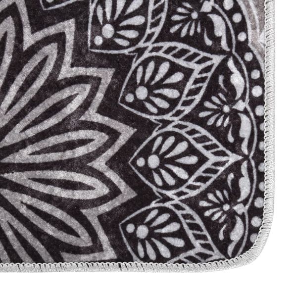 Килим, миещ се, 80x300 см, пъстър, противоплъзгащ