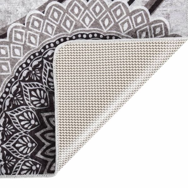 Килим, миещ се, 80x300 см, пъстър, противоплъзгащ