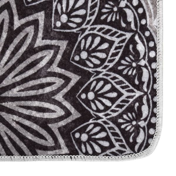 Килим, миещ се, 190x300 см, пъстър, противоплъзгащ