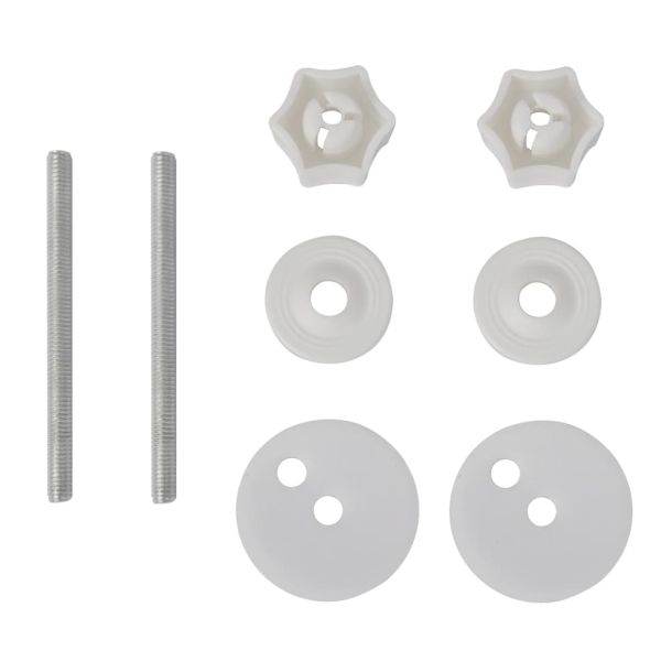 Тоалетни седалки с плавно затваряне, 2 бр, МДФ, черни