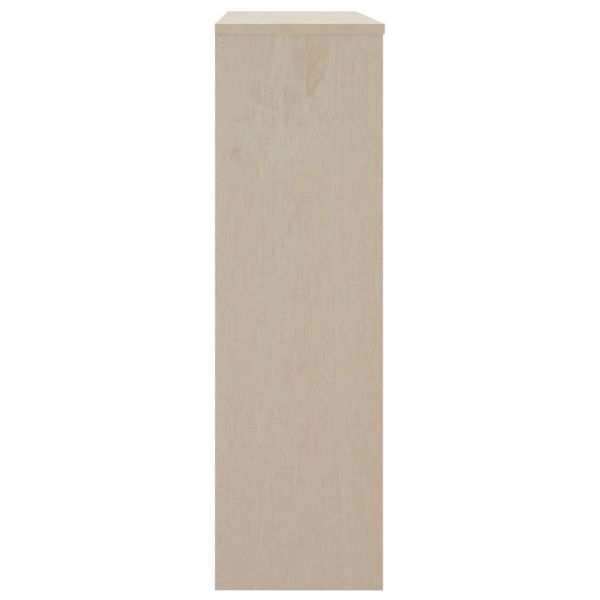 Надстройка за шкаф HAMAR, меденокафява, 90x30x100 см, бор масив