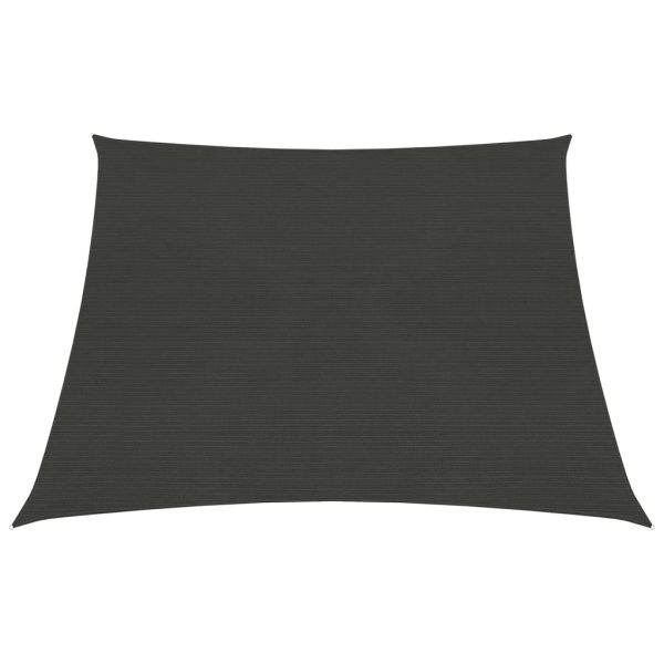 311104 Sunshade Sail 160 g/m² Anthracite 3/4x3 m HDPE