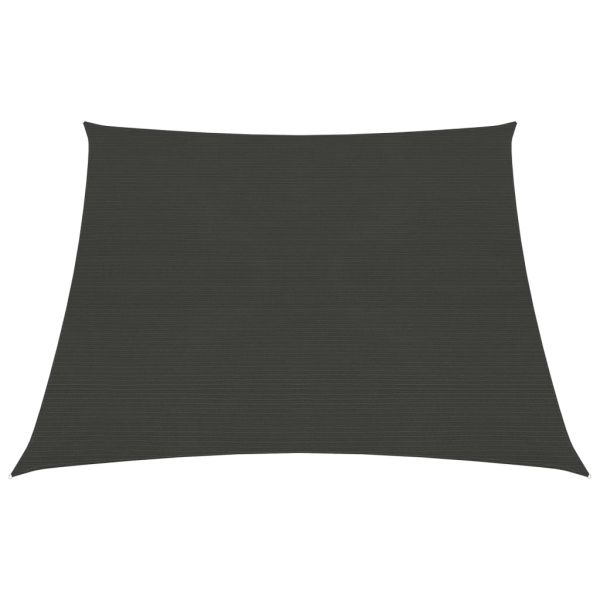 311105 Sunshade Sail 160 g/m² Anthracite 4/5x3 m HDPE