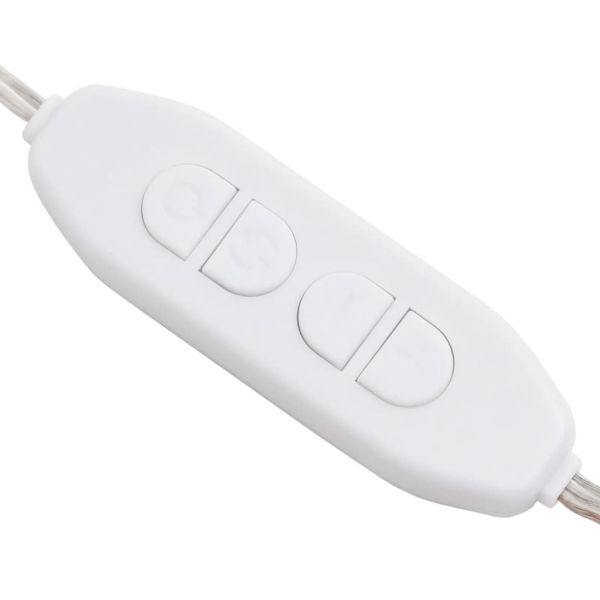 Осветление за огледало с 8 LED лампи, топло бяло и студено бяло