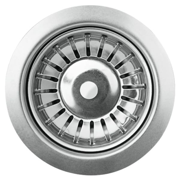 Гранитна кухненска мивка с едно корито, кръгла, сива