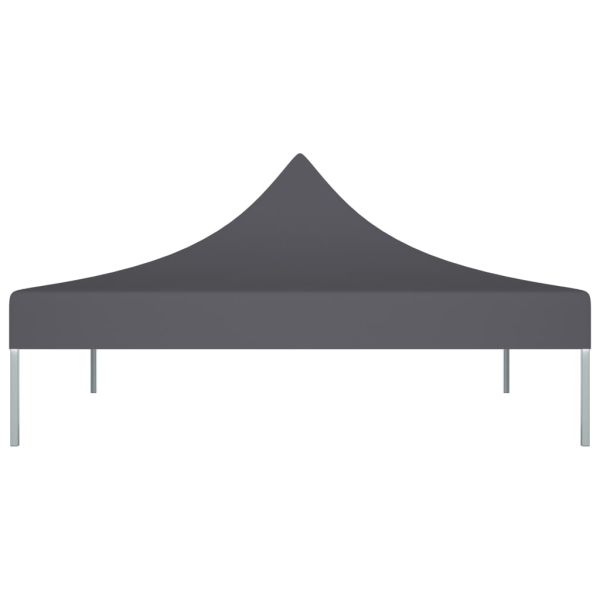 Покривало за парти шатра, 2x2 м, антрацит, 270 г/м²