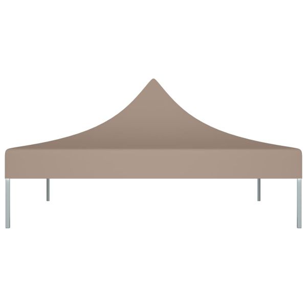 Покривало за парти шатра, 2x2 м, таупе, 270 г/м²