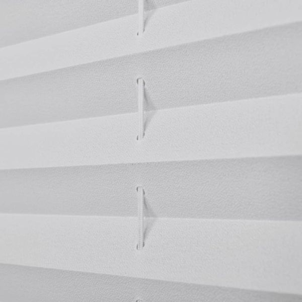 Плисирана щора 100 х 200 см, бяла