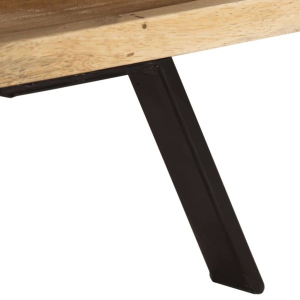 ТВ шкаф, 110x30x40 см, мангово дърво масив