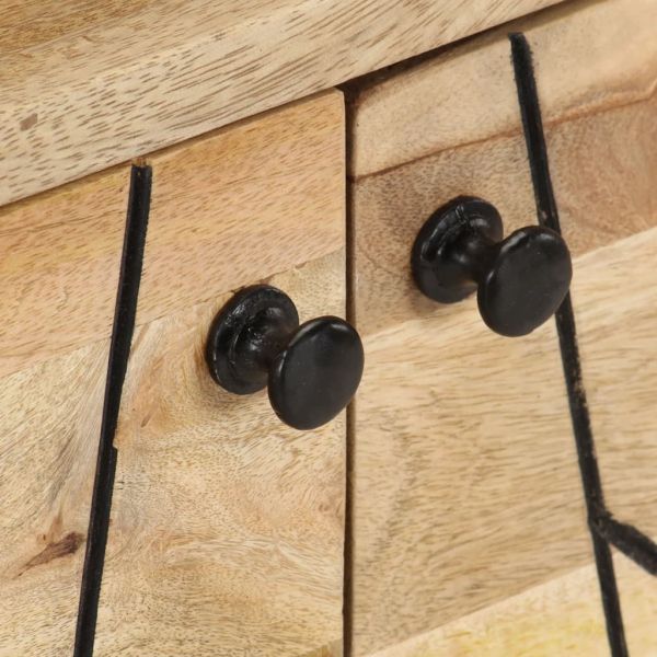 ТВ шкаф, 110x30x40 см, мангово дърво масив