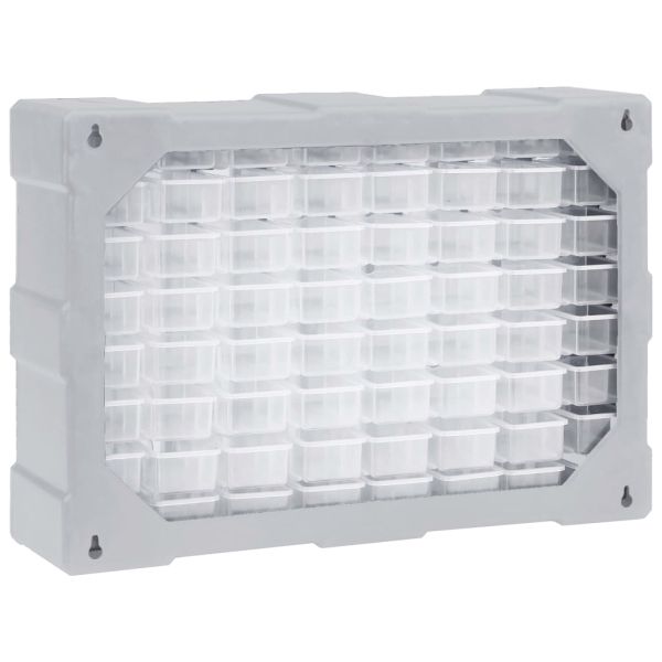 Шкаф органайзер с 64 чекмеджета, 52x16x37,5 см