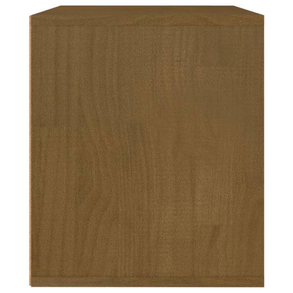 ТВ шкафове, 3 бр, меденокафяви, бор масив