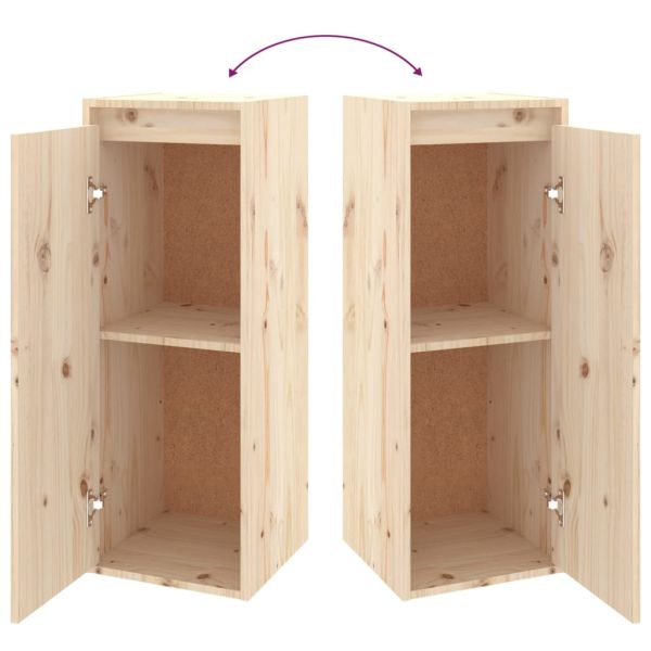 ТВ шкафове, 6 бр, бор масив