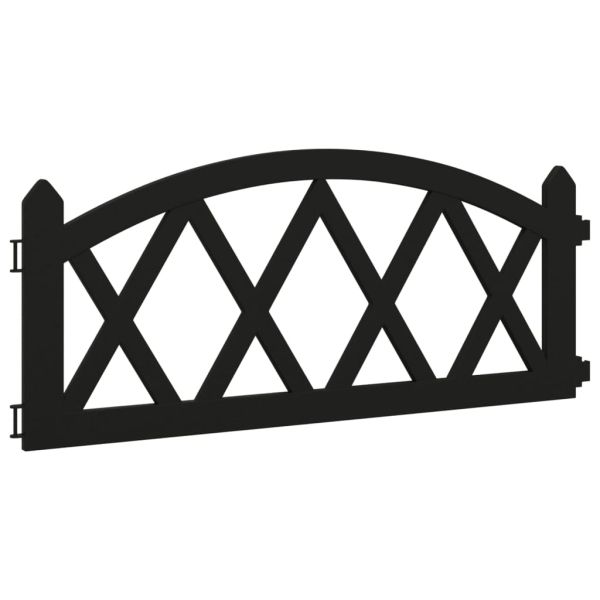 Кантове за тревни площи, 17 бр, черни, 10 м, PP