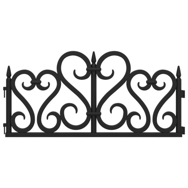 Кантове за тревни площи, 17 бр, черни, 10 м, PP