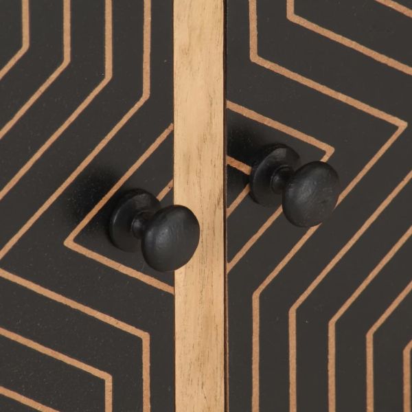 ТВ шкаф, 115x30x39 cм, акациево дърво масив