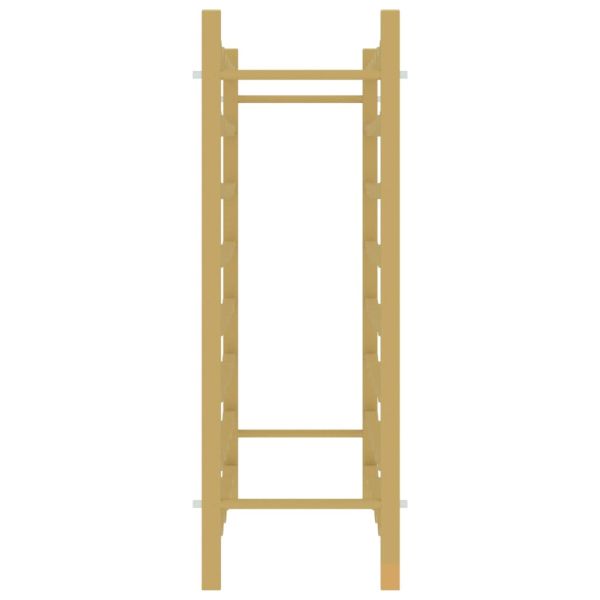 Стойка за вино за 48 бутилки, златиста, метална