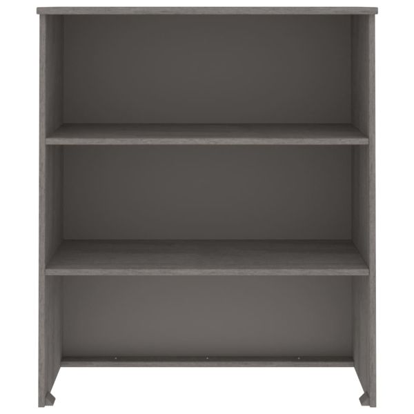 Надстройка за шкаф HAMAR светлосива 85x35x100 см бор масив