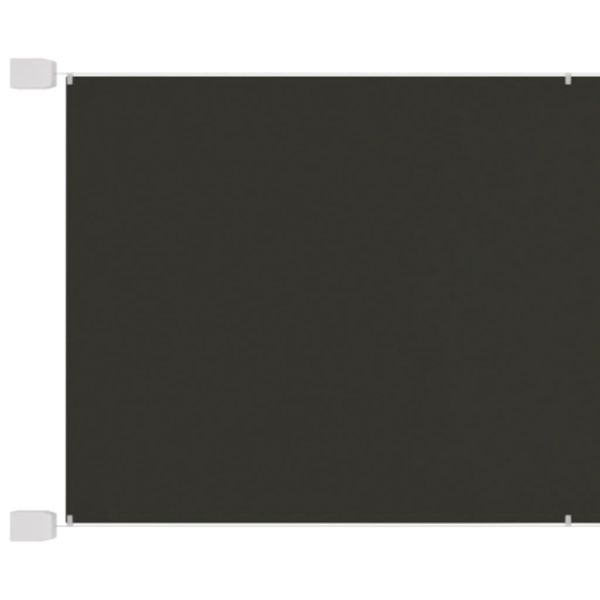 Вертикален сенник, антрацит, 140x800 см, оксфорд плат
