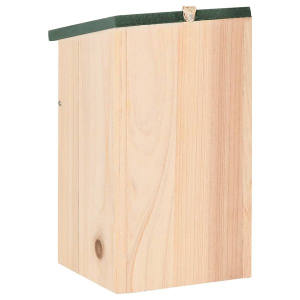 Къщички за птички, 8 бр, дървени, 12x12x22 см