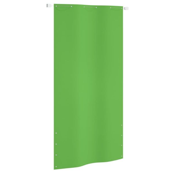Балконски параван, светлозелен, 120x240 см, оксфорд плат