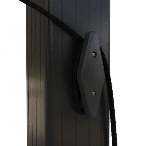 Градинска пергола с прибиращ се покрив, 3x3 м, таупе