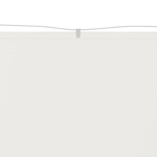 Вертикален сенник, бял, 140x1200 см, оксфорд плат