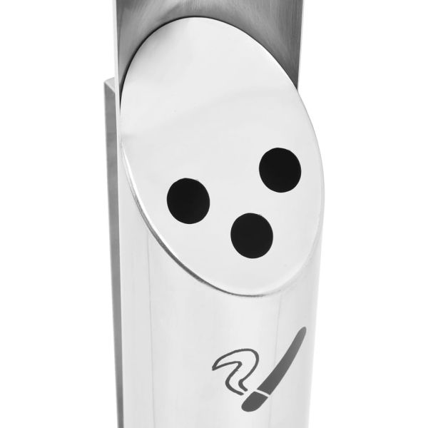 Пепелник за монтаж на стена, неръждаема стомана