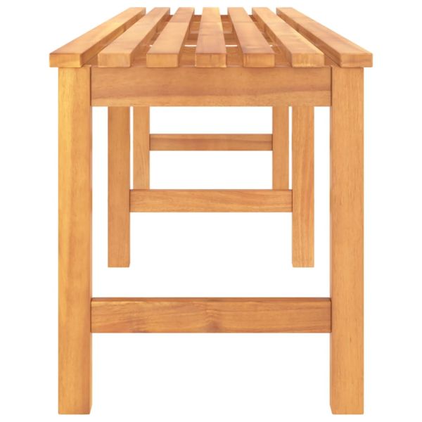 Градинска пейка, 180 см, тиково дърво масив