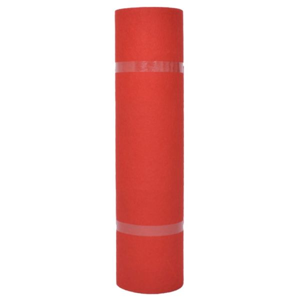 Изложбен килим, изчистен, 1,2x12 м, червен