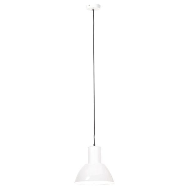 Пенделна лампа 25 W бяла кръгла 28,5 см E27