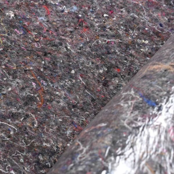 Неплъзгащо се бояджийско покривало, 2 бр, 50 м, 180 г/м², сиво