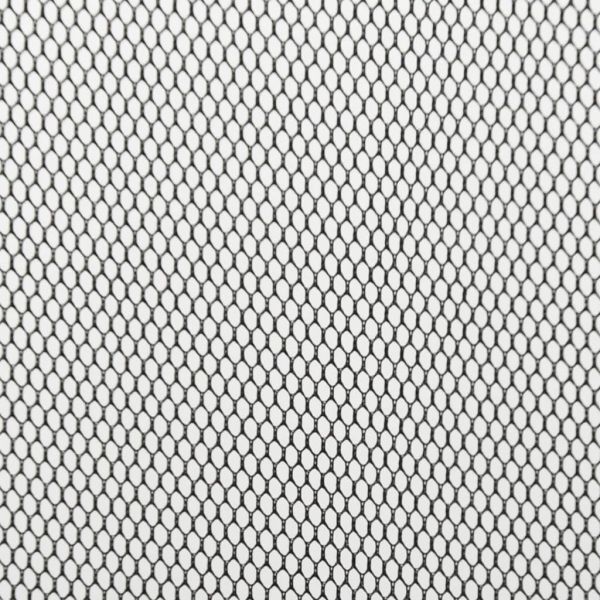 Комарник за врата с мрежеста завеса от 10 части черен 240x240 см