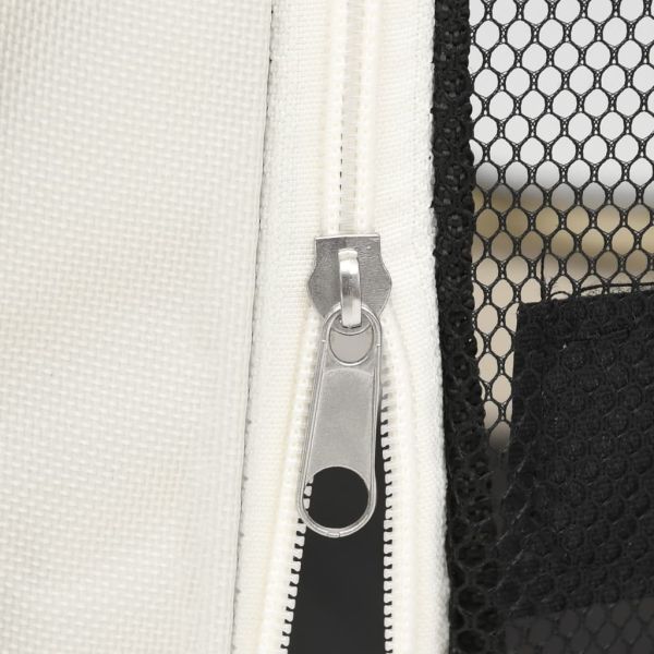 Сгъваема кучешка кошара с чанта за носене, синя, 110x110x58 см