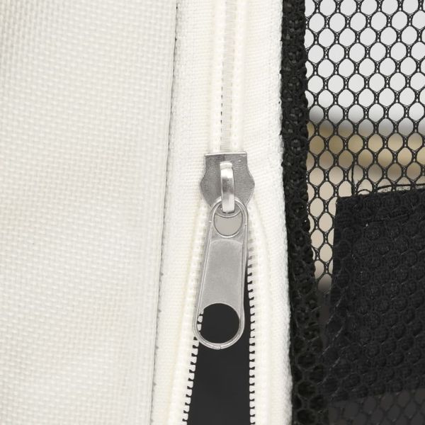 Сгъваема кучешка кошара с чанта за носене, синя, 125x125x61 см