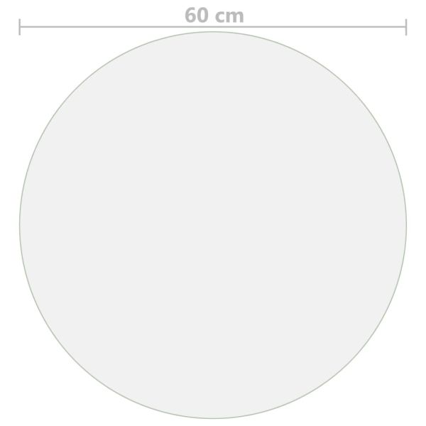 Протектор за маса, прозрачен, Ø 60 см, 1,6 мм, PVC