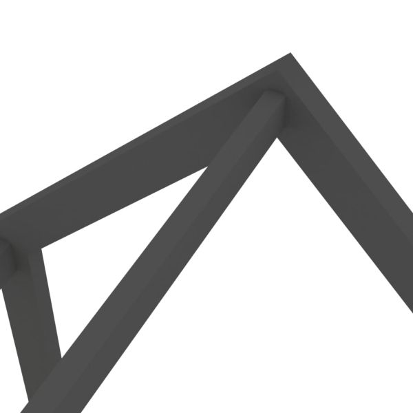 Рамка за детско легло с чекмедже тъмносива бор масив 80х160 см