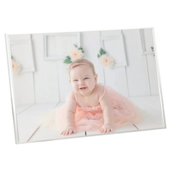 Фоторамки за колаж 5 бр за маса сребристи 21x29,7 см МДФ