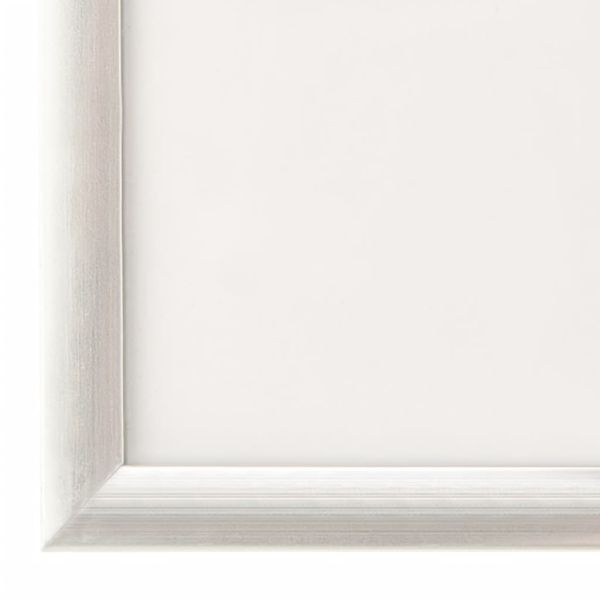 Фоторамки за колаж 5 бр за стена/маса сребристи 70x90 см МДФ