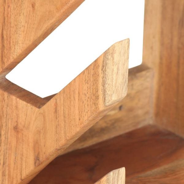 Стенна стойка за скейтборд, 25x20x30 см, акация масив