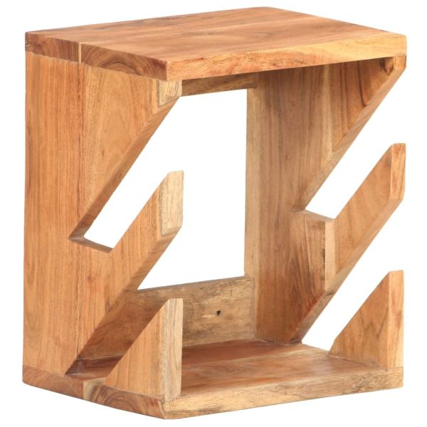 Стенна стойка за скейтборд, 25x20x30 см, акация масив