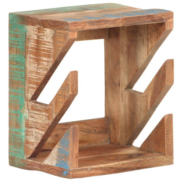 Стенна стойка за скейтборд 25x20x30 см регенерирано дърво масив