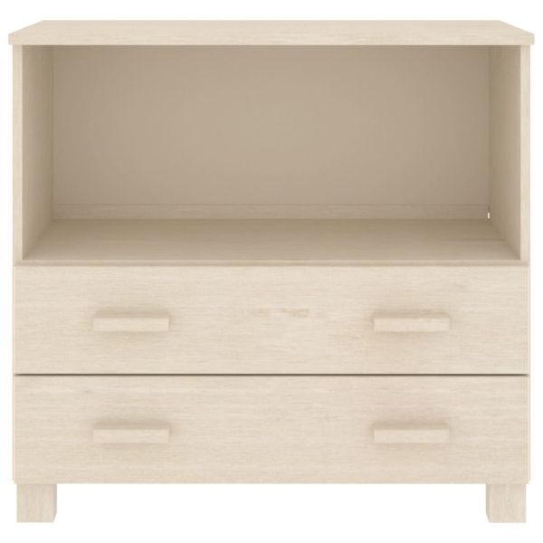 Сайдборд HAMAR, меденокафяв, 85x35x80 см, борово дърво масив