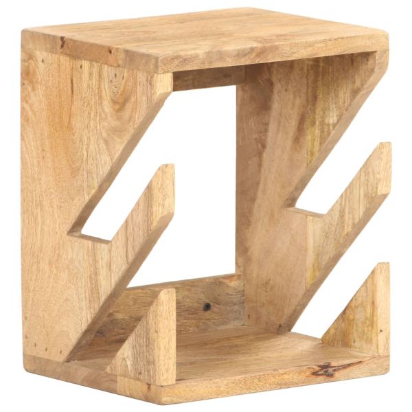 Стенна стойка за скейтборд, 25x20x30 см, манго масив