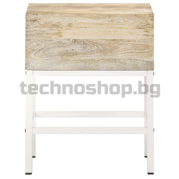 Нощна масичка, 40x30x50 см, мангово дърво масив