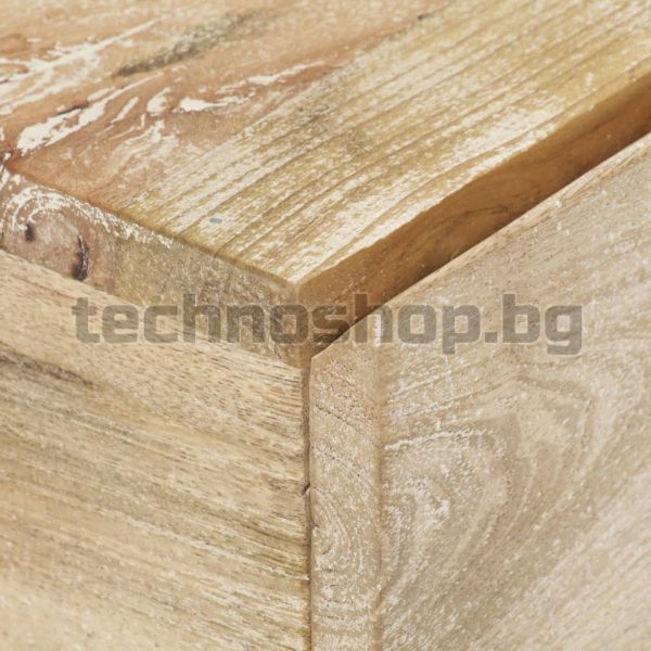 Нощна масичка, 40x30x50 см, мангово дърво масив