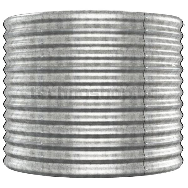 Градинска повдигната леха прахово боядисана стомана сребрист